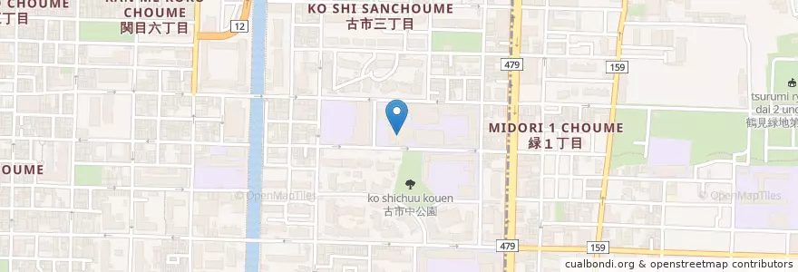 Mapa de ubicacion de 大阪信愛女学院幼稚園 en Japon, Préfecture D'Osaka, 大阪市, 城東区.