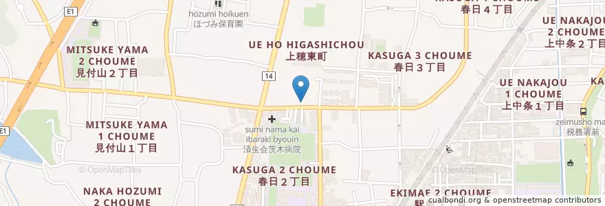 Mapa de ubicacion de 大阪労働局茨木労働基準監督署 en 日本, 大阪府, 茨木市.