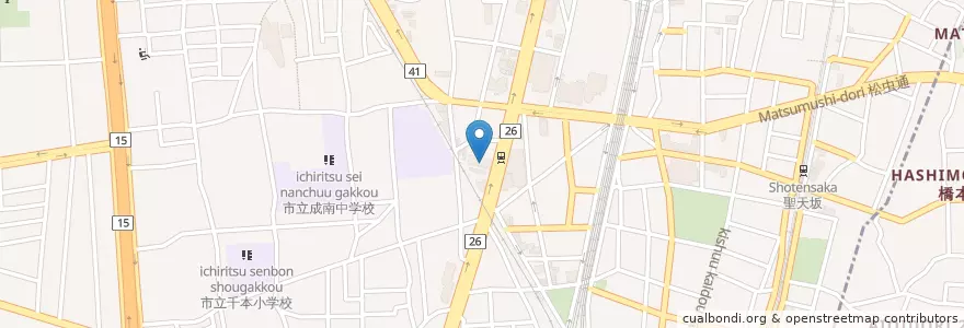Mapa de ubicacion de 大阪国税局西成税務署 en Japan, 大阪府, Osaka, 西成区.