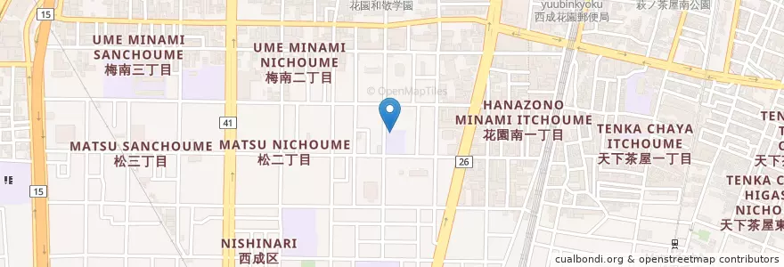Mapa de ubicacion de 大阪市立松通東保育所 en Japan, 大阪府, Osaka, 西成区.