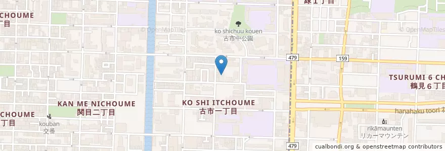 Mapa de ubicacion de 大阪福祉事業財団すみれ病院 en 日本, 大阪府, 大阪市, 城東区.