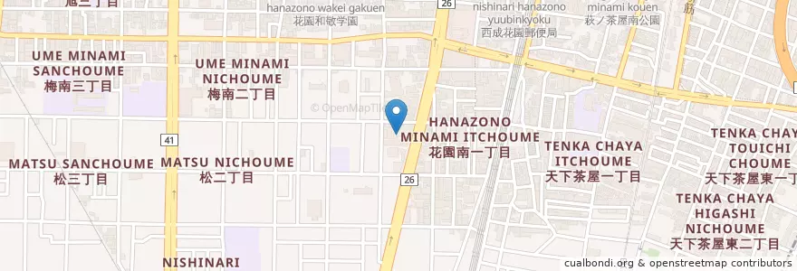 Mapa de ubicacion de 大鵬会千本病院 en Giappone, Prefettura Di Osaka, 大阪市, 西成区.