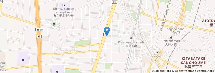 Mapa de ubicacion de 山紀会山本第一病院 en 日本, 大阪府, 大阪市, 西成区.
