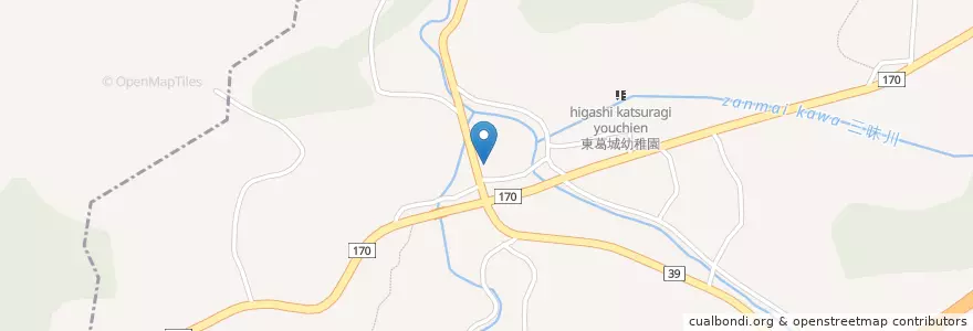 Mapa de ubicacion de 岸和田河合簡易郵便局 en Japan, Osaka Prefecture, Kishiwada.