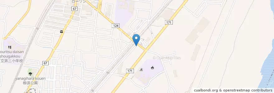 Mapa de ubicacion de 島本水無瀬郵便局 en ژاپن, 大阪府, 三島郡, 島本町.