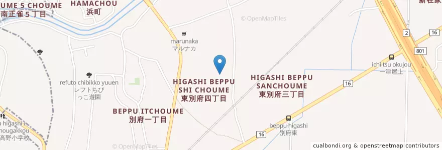 Mapa de ubicacion de 市立第四中学校 en Japan, 大阪府, 摂津市.