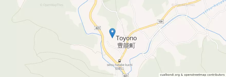 Mapa de ubicacion de 府立城山高等学校 en اليابان, أوساكا, 豊能郡, 豊能町.