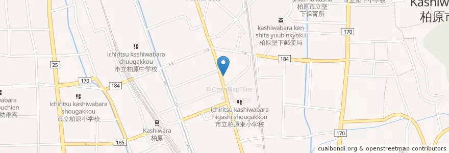 Mapa de ubicacion de 弘心会小杉記念病院 en Япония, Осака, 柏原市.