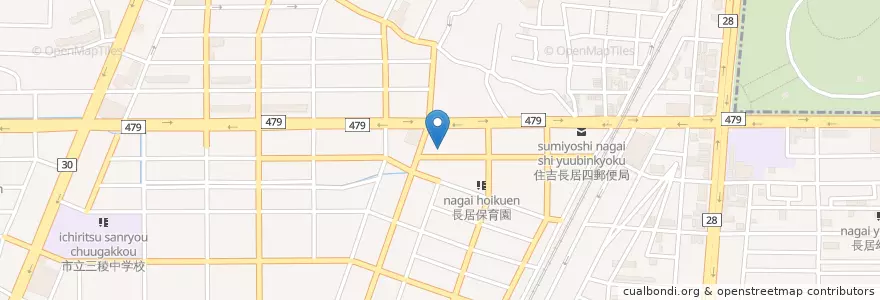 Mapa de ubicacion de 愛児幼稚園 en 일본, 오사카부, 오사카, 住吉区.