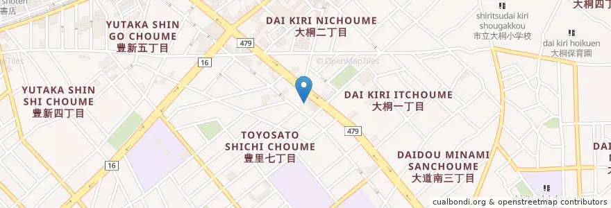 Mapa de ubicacion de 成仁会病院 en ژاپن, 大阪府, 大阪市, 東淀川区.