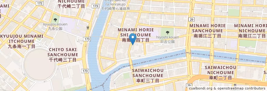 Mapa de ubicacion de 日吉幼稚園 en Japón, Prefectura De Osaka, Osaka.
