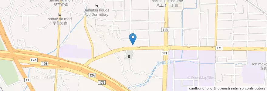 Mapa de ubicacion de 池田警察署神田交番 en Japan, Osaka Prefecture, Ikeda.