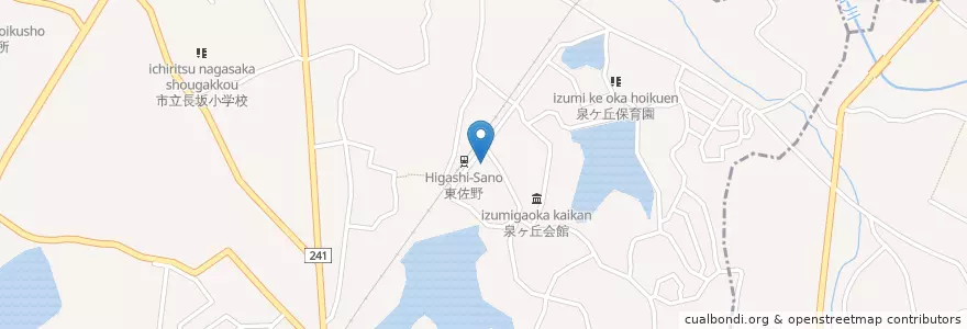 Mapa de ubicacion de 泉佐野警察署東佐野駅前交番 en اليابان, أوساكا, 泉佐野市.