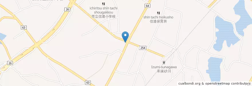 Mapa de ubicacion de 泉南警察署泉南中央交番 en 日本, 大阪府, 泉南市.