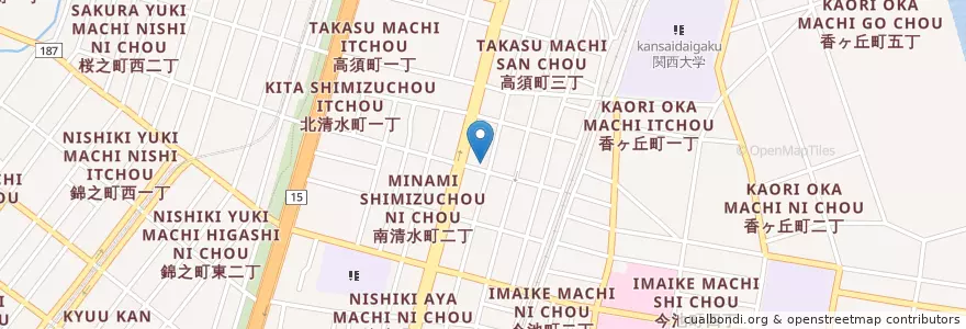 Mapa de ubicacion de 淳康会堺近森病院 en Japão, 大阪府, 堺市, 堺区.