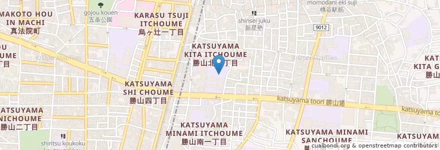 Mapa de ubicacion de 私立プール学院高等学校 en Japon, Préfecture D'Osaka, 大阪市.