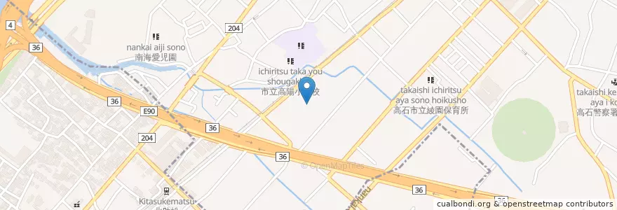 Mapa de ubicacion de 私立清風南海中学校 en 日本, 大阪府, 高石市, 泉大津市.
