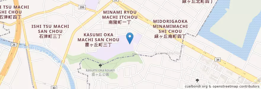 Mapa de ubicacion de 私立賢明学院高等学校 en 일본, 오사카부, 사카이시, 堺区.