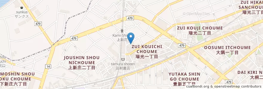 Mapa de ubicacion de 美鳩幼稚園 en Japan, 大阪府, Osaka, 東淀川区.