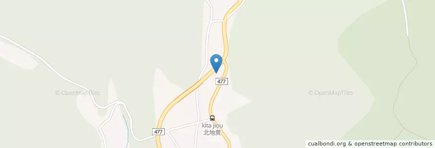 Mapa de ubicacion de 能勢町立北地黄児童館 en Japão, 大阪府, 豊能郡, 能勢町.