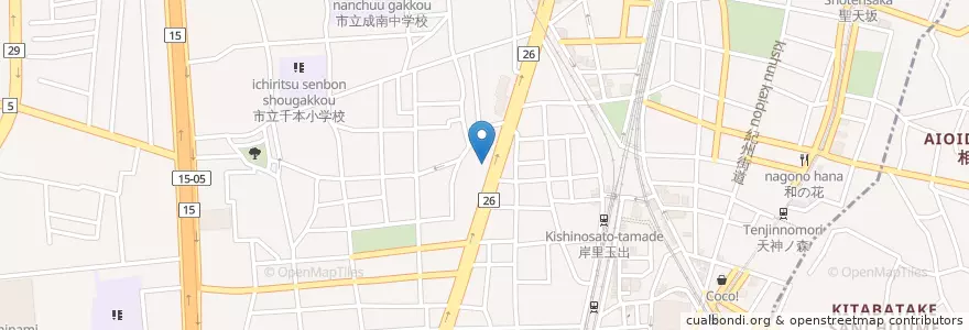 Mapa de ubicacion de 西成千本南郵便局 en اليابان, أوساكا, أوساكا, 西成区.