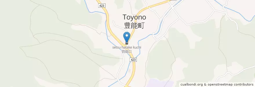 Mapa de ubicacion de 豊能町消防署東出張所 en Giappone, Prefettura Di Osaka, 豊能郡, 豊能町.