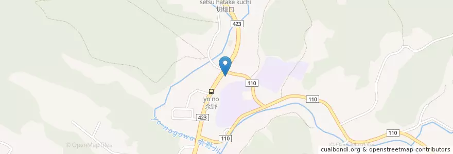 Mapa de ubicacion de 豊能警察署余野交番 en Jepun, 大阪府, 豊能郡, 豊能町.