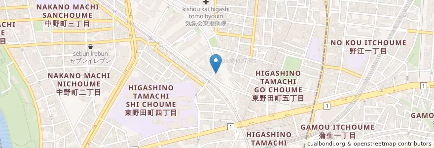Mapa de ubicacion de 都島南通郵便局 en اليابان, أوساكا, أوساكا.