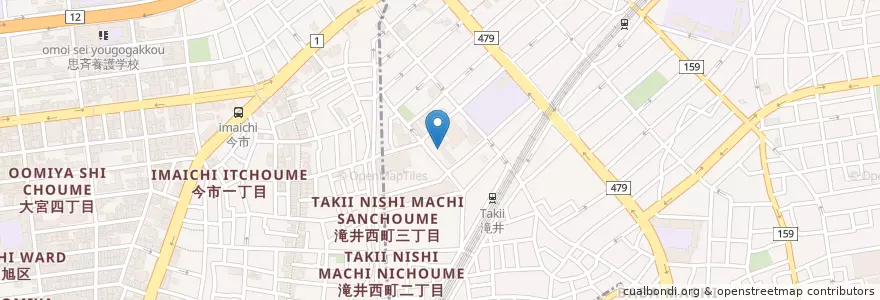 Mapa de ubicacion de 関西医科大学附属病院 en 日本, 大阪府, 守口市, 大阪市, 旭区.