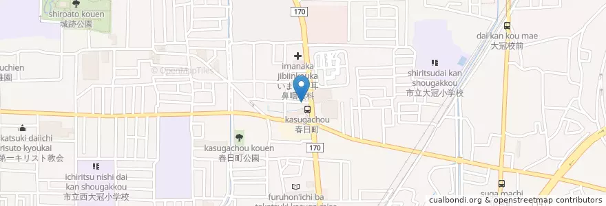 Mapa de ubicacion de 高槻警察署大冠北交番 en Japan, 大阪府, 高槻市.