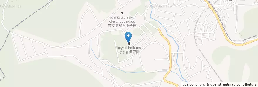 Mapa de ubicacion de けやき保育園 en 일본, 효고현, 고베 시, 長田区.