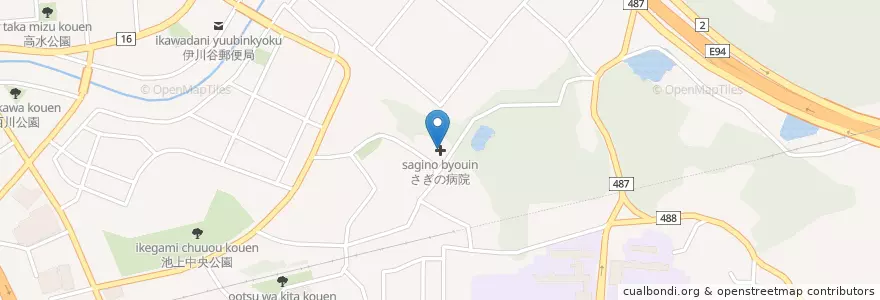 Mapa de ubicacion de さぎの病院 en Jepun, 兵庫県, 神戸市, 西区.