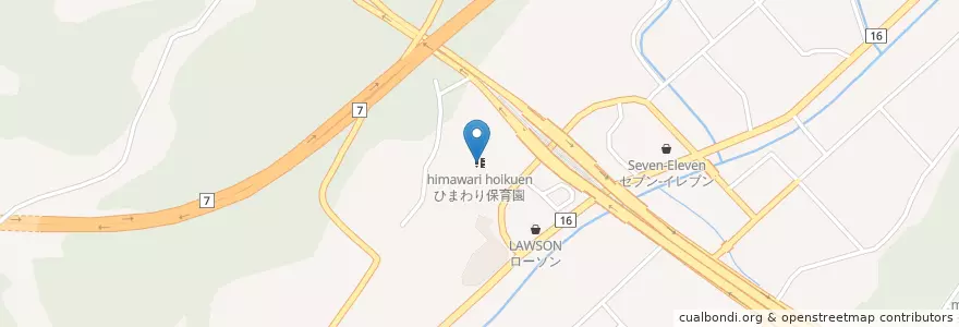 Mapa de ubicacion de ひまわり保育園 en 日本, 兵庫県, 神戸市, 西区.