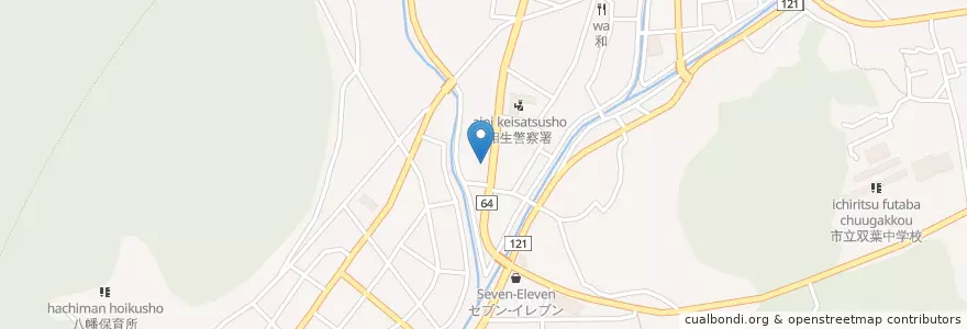 Mapa de ubicacion de テレジア幼稚園 en Japan, Hyogo Prefecture, Aioi.