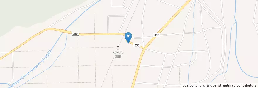 Mapa de ubicacion de 上石簡易郵便局 en اليابان, 兵庫県, 豊岡市.