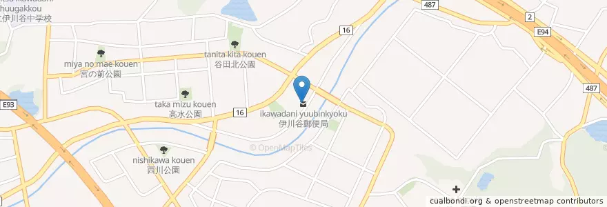 Mapa de ubicacion de 伊川谷郵便局 en Japan, 兵庫県, Kobe, 西区.