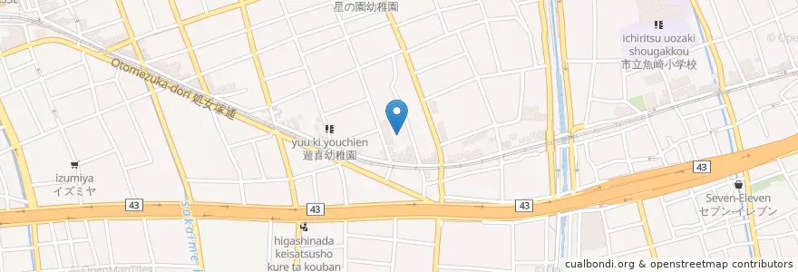 Mapa de ubicacion de 住之江児童館 en Japan, Präfektur Hyōgo, 神戸市, 東灘区.