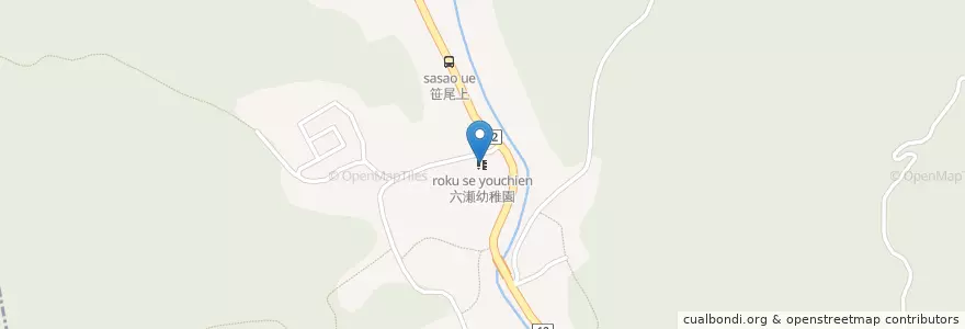 Mapa de ubicacion de 六瀬幼稚園 en 日本, 兵库县/兵庫縣, 川辺郡, 猪名川町.