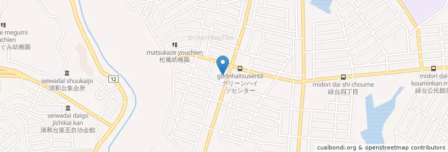 Mapa de ubicacion de 北消防署多田出張所 en Japonya, 兵庫県, 川西市.