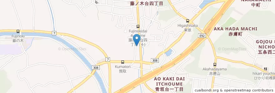 Mapa de ubicacion de 奈良中町郵便局 en Jepun, 奈良県, 奈良市.