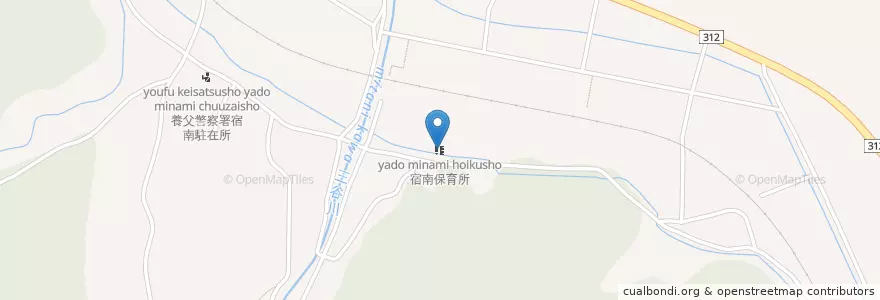 Mapa de ubicacion de 宿南保育所 en 日本, 兵库县/兵庫縣, 養父市.