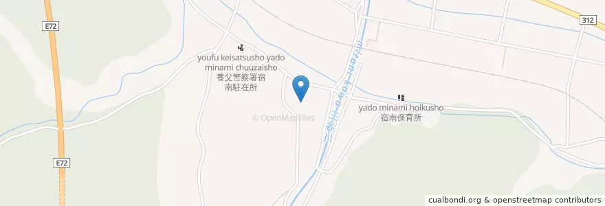 Mapa de ubicacion de 宿南幼稚園 en 日本, 兵庫県, 養父市.