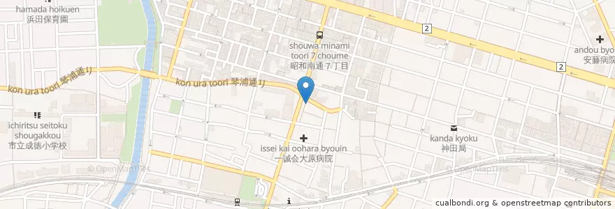 Mapa de ubicacion de 尼崎竹谷郵便局 en 日本, 兵库县/兵庫縣, 尼崎市.