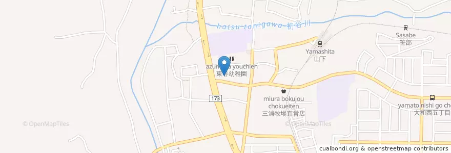 Mapa de ubicacion de 川西警察署山下交番 en اليابان, 兵庫県, 川西市.