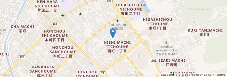 Mapa de ubicacion de 愛真幼稚園 en Jepun, 鳥取県, 鳥取市.