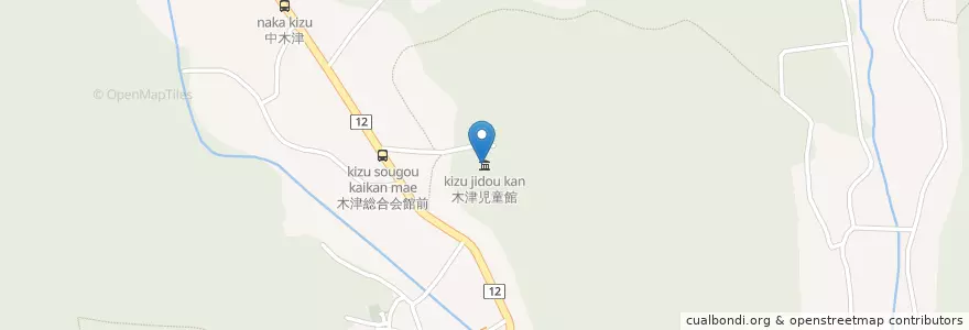 Mapa de ubicacion de 木津児童館 en 日本, 兵庫県, 川辺郡, 猪名川町.