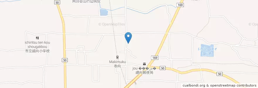 Mapa de ubicacion de 桜井警察署辻駐在所 en 日本, 奈良県, 桜井市.