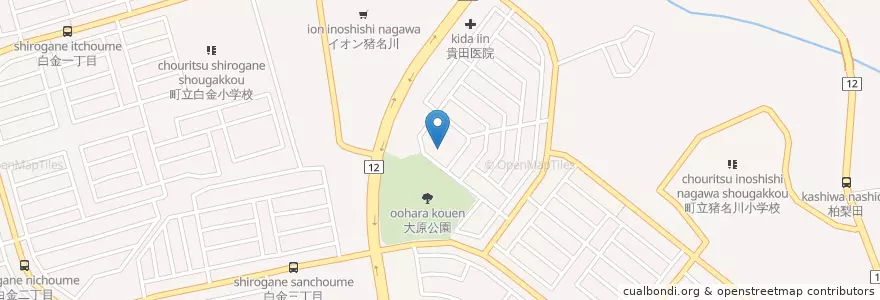 Mapa de ubicacion de 猪名川町立猪名川保育園 en 일본, 효고현, 川辺郡, 猪名川町.