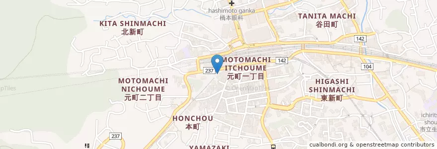 Mapa de ubicacion de 生駒警察署近鉄生駒駅前交番 en Japon, Préfecture De Nara, 生駒市.