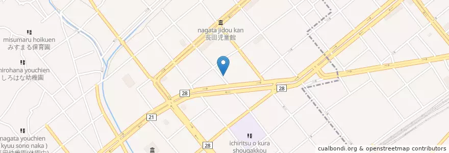 Mapa de ubicacion de 神視保育園 en Jepun, 兵庫県, 神戸市.
